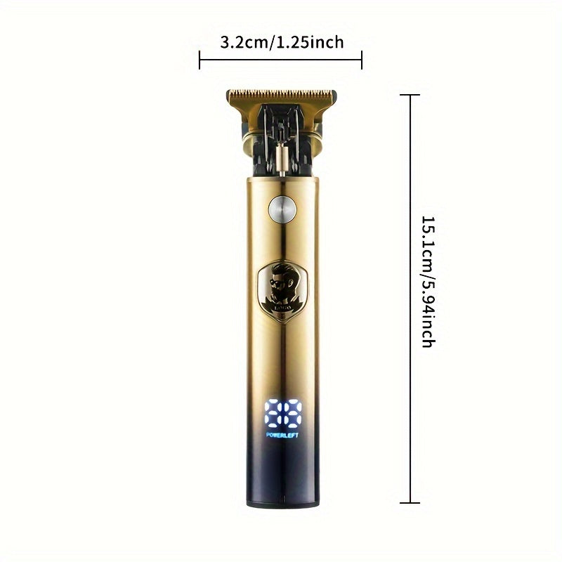 Мужской перезаряжаемый набор для стрижки волос с триммером для бороды и инструментами для стрижки волос