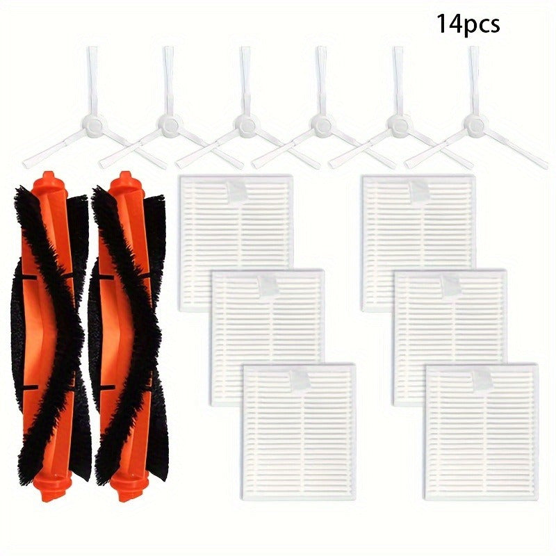 Robot Vacuum Maintenance Kit with Main Brush Side Brushes and Filters for E12 E10 B112