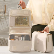 Large Capacity Waterproof Travel Toiletry Bag for Men and Women Organizer with Hanging Hook