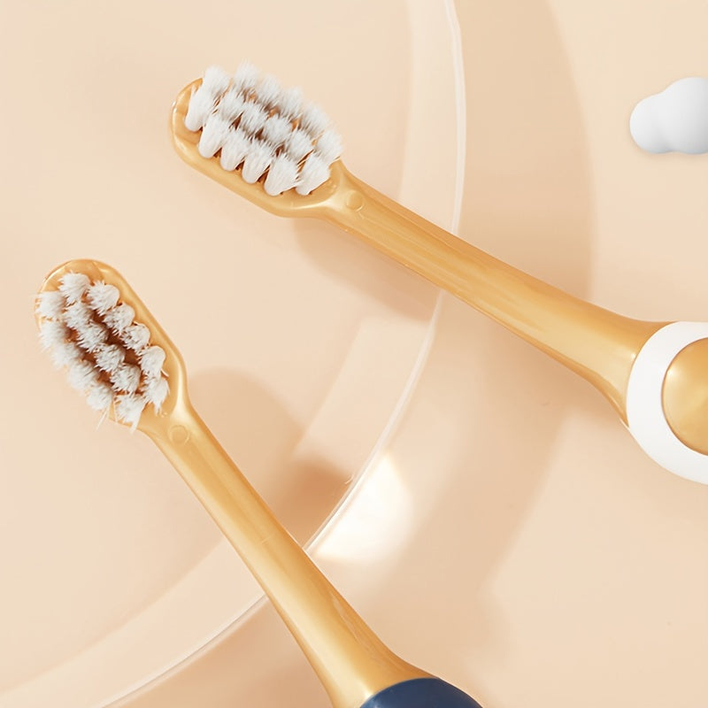 Kids Soft Bristle Toothbrushes 6 Pack Cartoon Astronaut for Ages 6-12