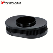 Крышка корпуса воздушного фильтра овальной формы с высоким пропусканием, хром, 30,48 см x 5,08 см