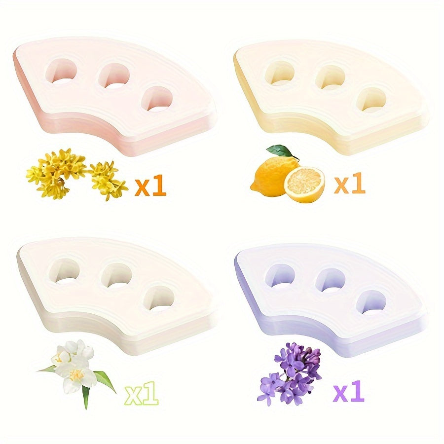 8 ta to'ldirish boshli va aromatizatsiyalangan planshetlar bilan birga foydalaniladigan bitta foydalaniladigan hojatxona cho'tkasi to'plami