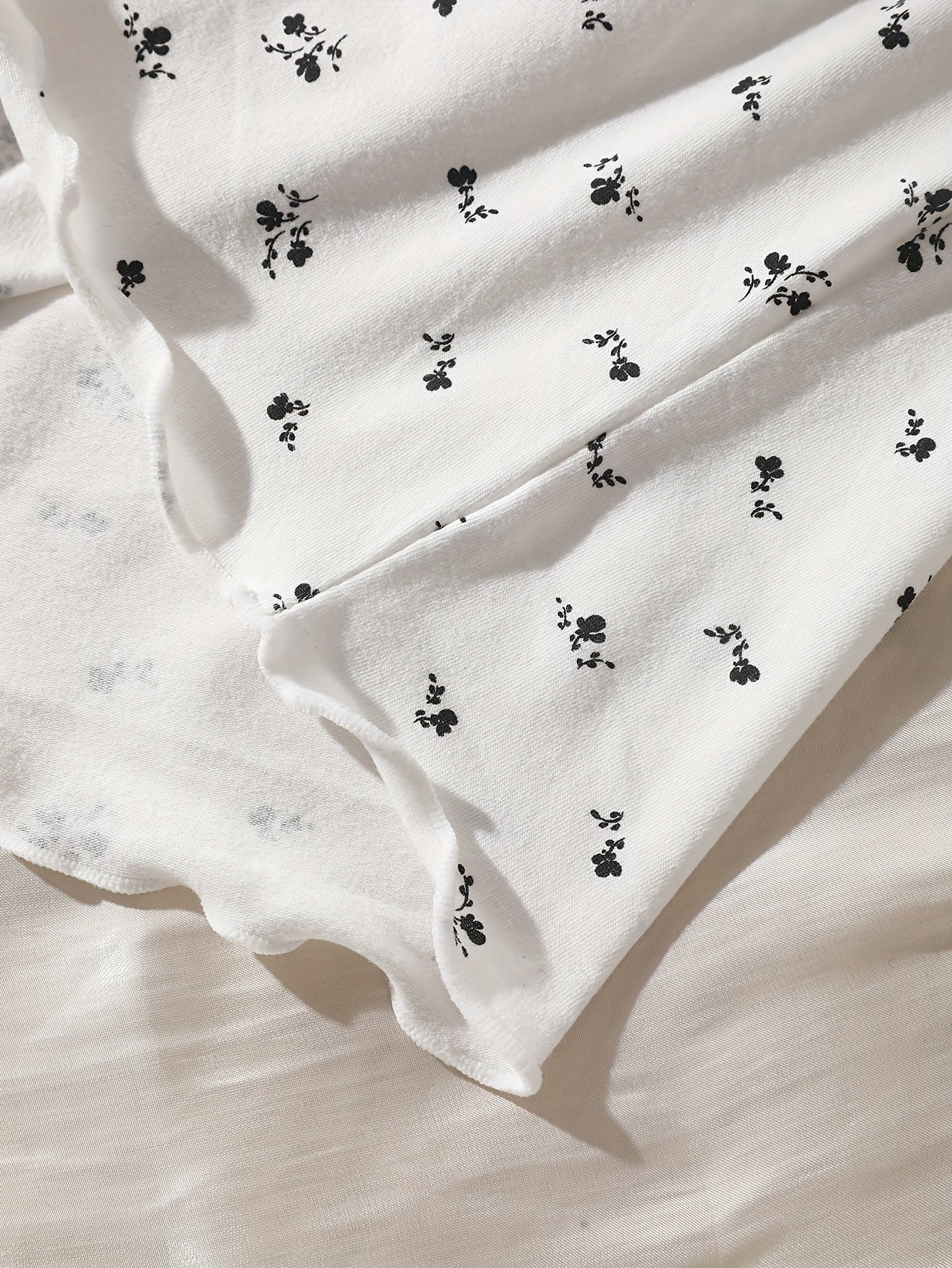 Nylon Lingerie Set with Lace Trim and High Waist for Women