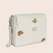 Cute Bear Pattern Storage Hanging Bag with Double Buckles