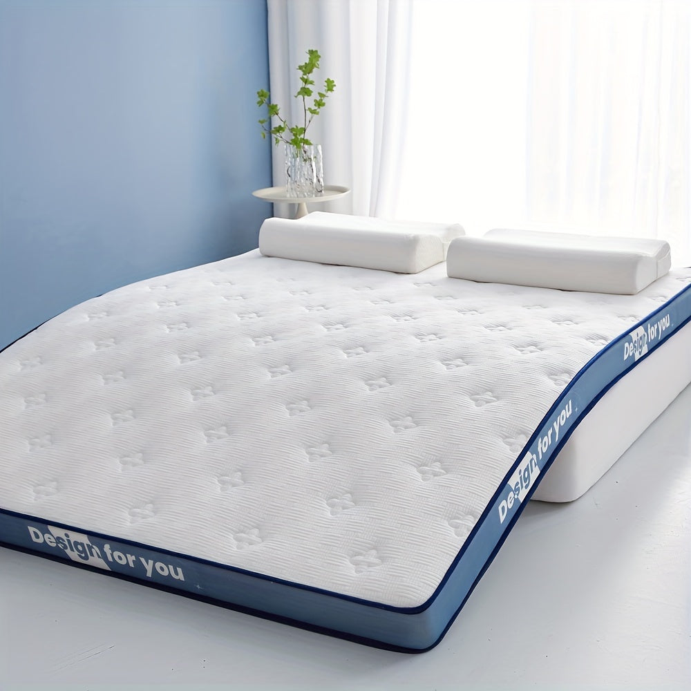 Foldable Mattress with Memory Foam Latex Layer Breathable Non-Slip Mat
