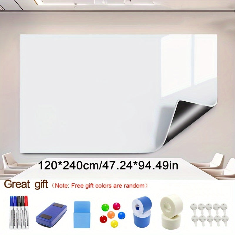 Uy yoki ofisda foydalanish uchun olib tashlanadigan magnit oq doska stikerlari, yozish va o'chirish oson. O'qitish va trening maqsadlari uchun mukammal.