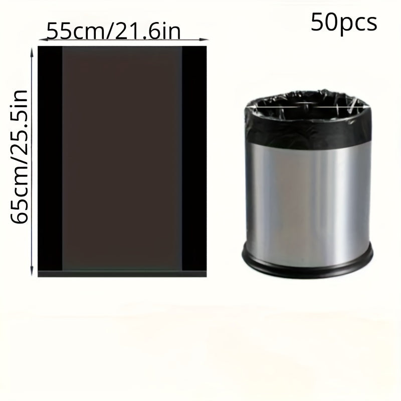 Mustahkam Polietilen Axlat Qoplari - 50 yoki 100 ta to'plamlarda mavjud - Oshxona, Yashash xonasi, Patio uchun ko'p maqsadli bir martalik qoplar - Uy, Bog' va Tijorat foydalanish uchun qalin plastik qoplamalar