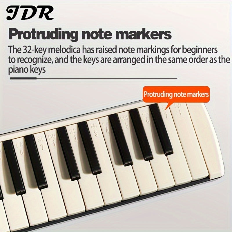 Professional Melodica Piano Keyboard 32/37 Keys with Carrying Bag and Mouthpiece for All Skill Levels