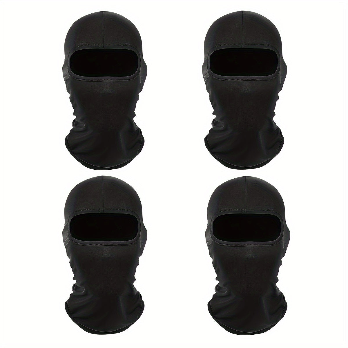 Set of 4 Lightweight Balaclava Masks for UV Sun Protection Full Face Covering for Motorcycle Running Climbing