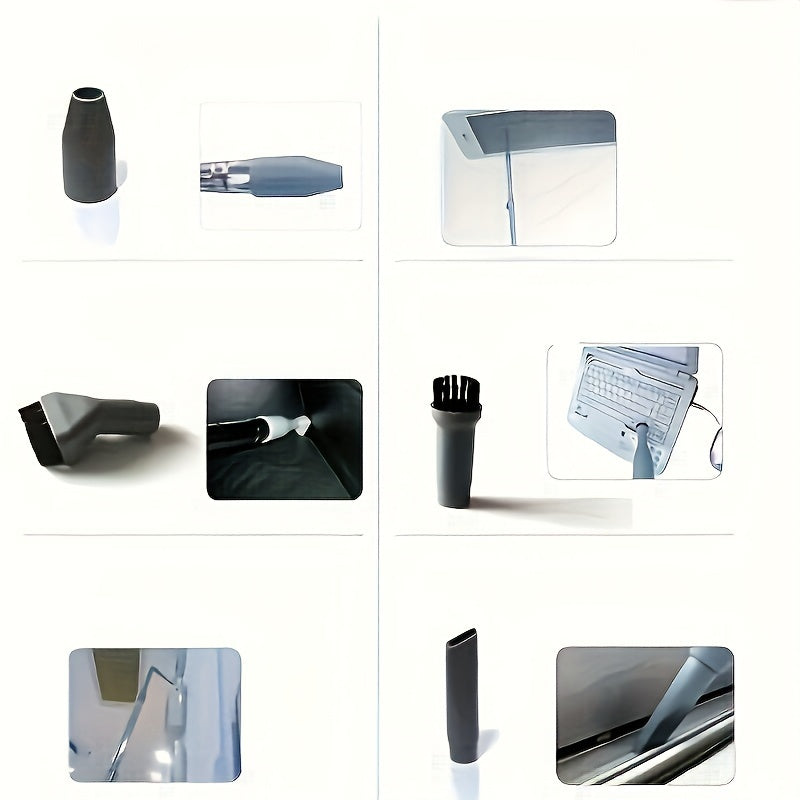 Universal Vacuum Cleaner Attachment Kit 9 Pieces for Home and Car Cleaning