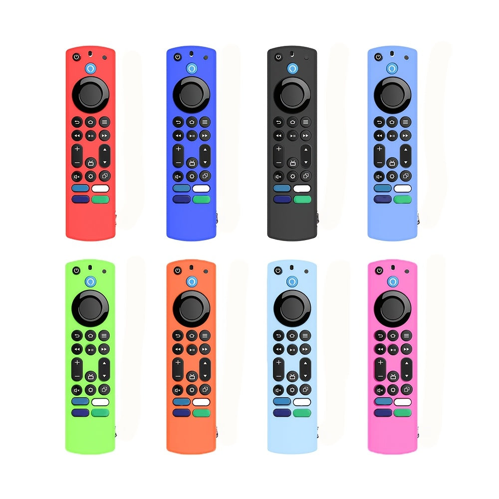 Funda de silicona para control remoto de Fire TV Omni y 4-Series con cordón