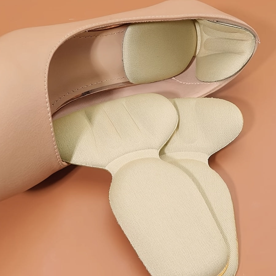Unisex Memory Foam Heel Cushions 2-in-1 Anti-Friction Heel Protectors