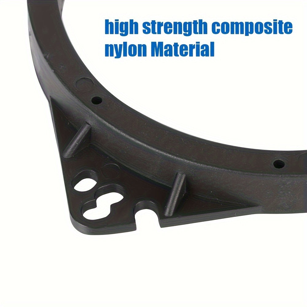 2pcs adaptadores de montaje de soporte de bocina de nylon para coche para altavoces de 6.5 pulgadas