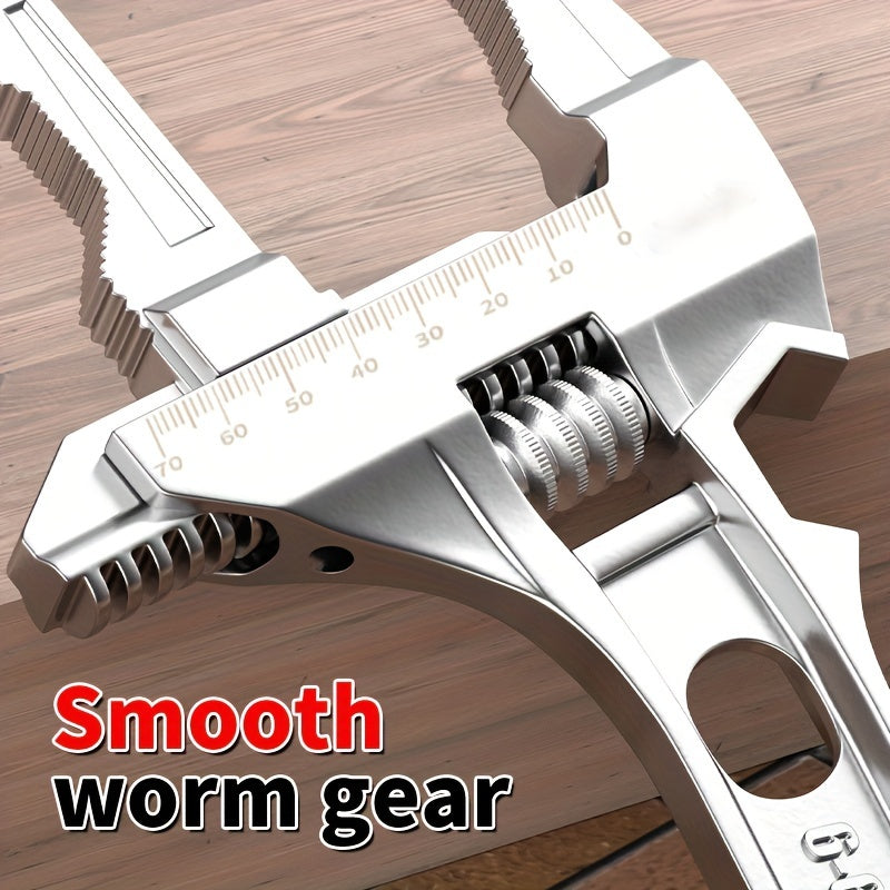 Adjustable Bathroom Wrench Sink Repair Multi-Function Metal Hand Tool Without Electricity