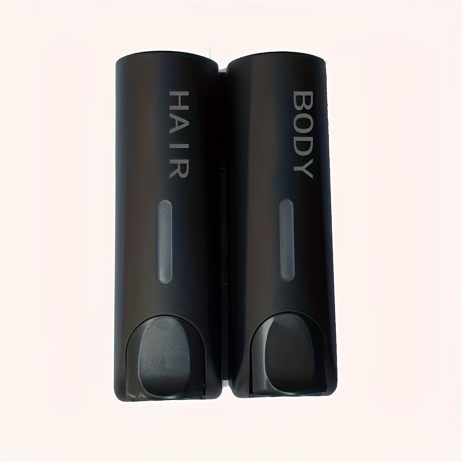 Wall-Mounted Manual Soap Dispenser for Hotels Single Double Triple Heads No Drilling