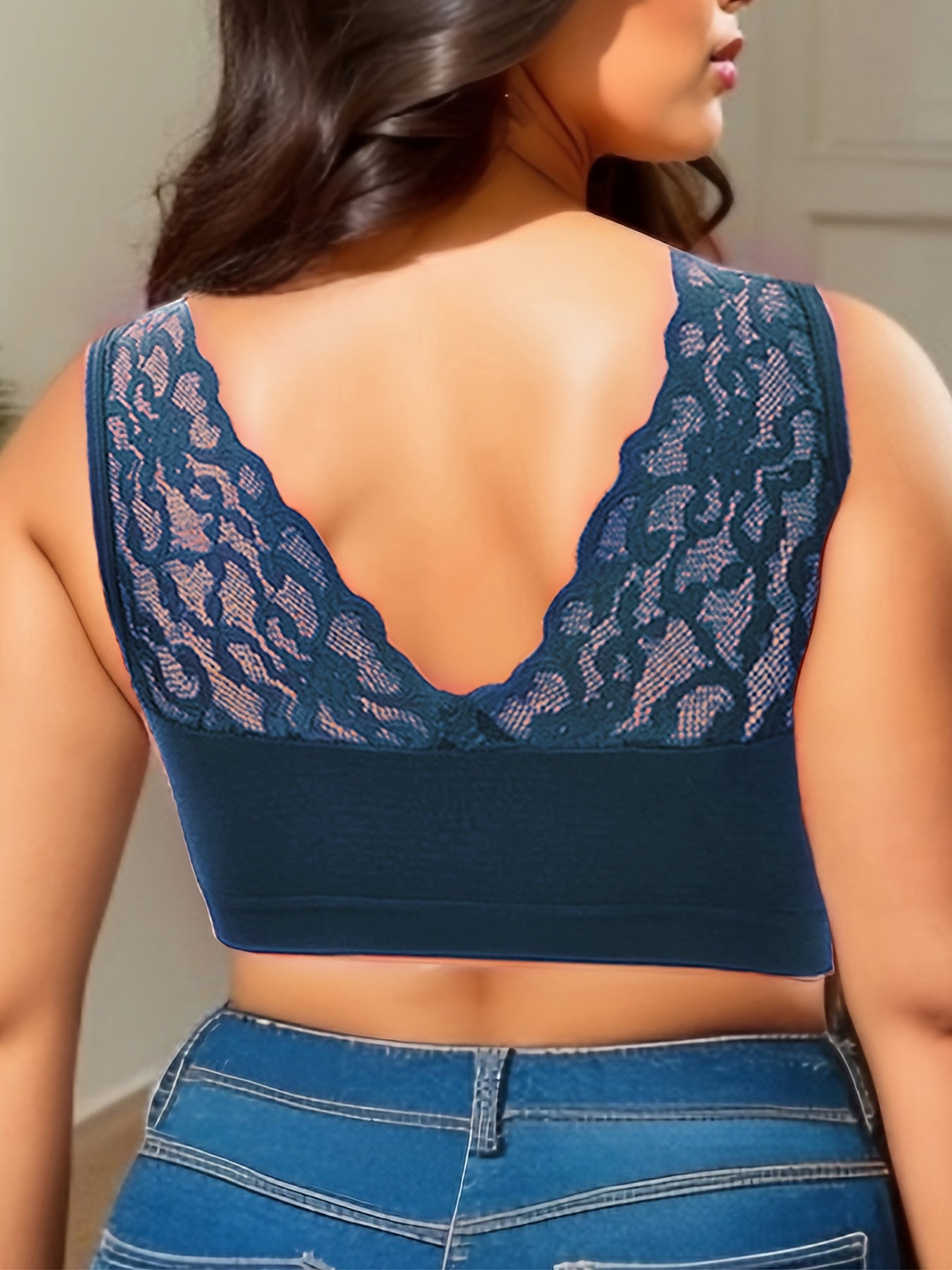 Women's Wireless Bra with Underwire Support, Push-Up, High Elasticity for Yoga and Running