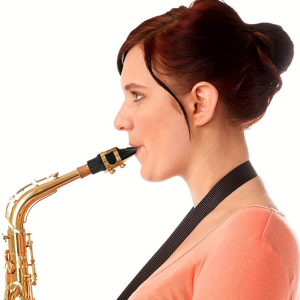 Set of 40 Silicone Mouthpiece Pads for Saxophone and Clarinet Black and White