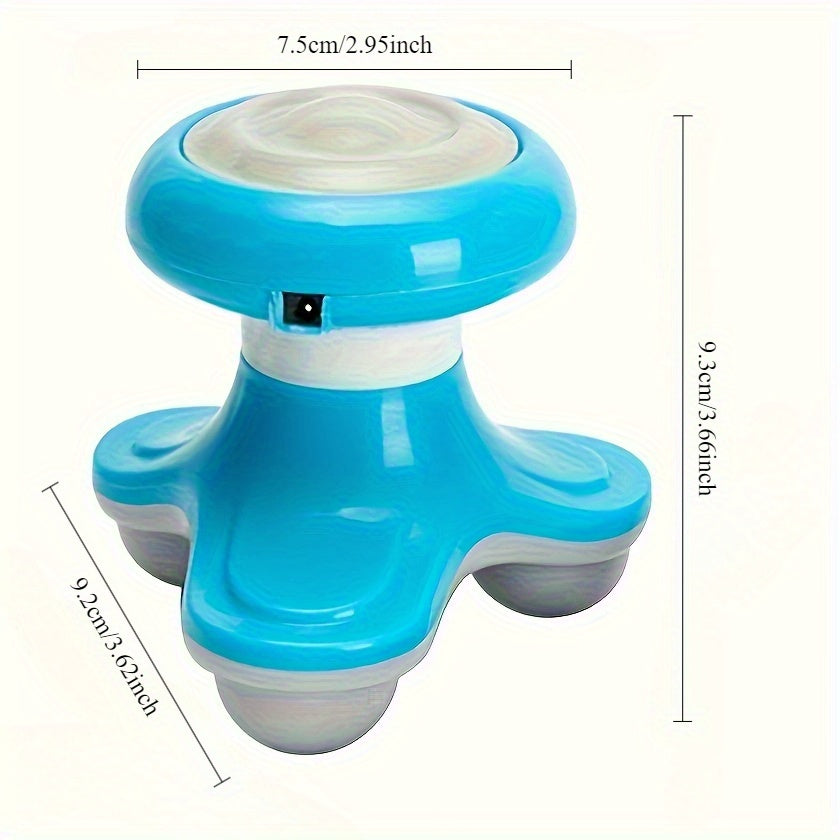 Sayohat uchun mo'ljallangan portativ mini 3D uchburchak massaj qiluvchi, orqa, oyoq va yelkalarga yordam berish uchun, barcha tana qismlari va konturlariga mos keladi.
