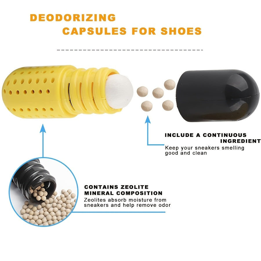 10Pcs Shoe Freshener Pills Solid Air Purifying Balls Odor Neutralizer