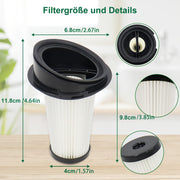 Rowenta RH65xx seriyali changyutgichlar uchun to'rt dona ZR005201 zaxira filtrlar - yuqori samarali almashtirish aksessuarlar Fishone