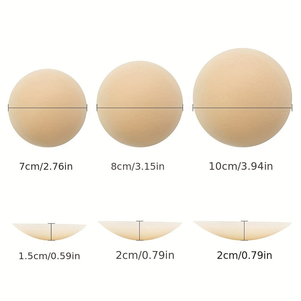 Silicone Nipple Covers for Women Strapless Invisible Breast Pasties Solid Color