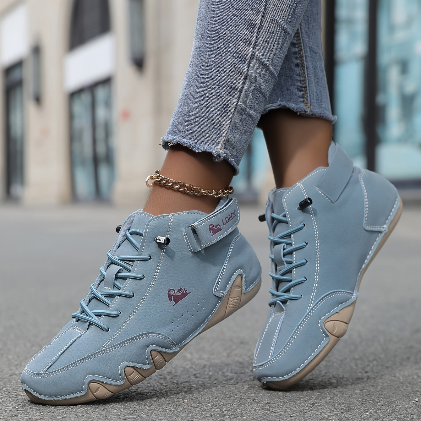 Unisex Casual Lightweight Sports Shoes Short Boots Black Size 9