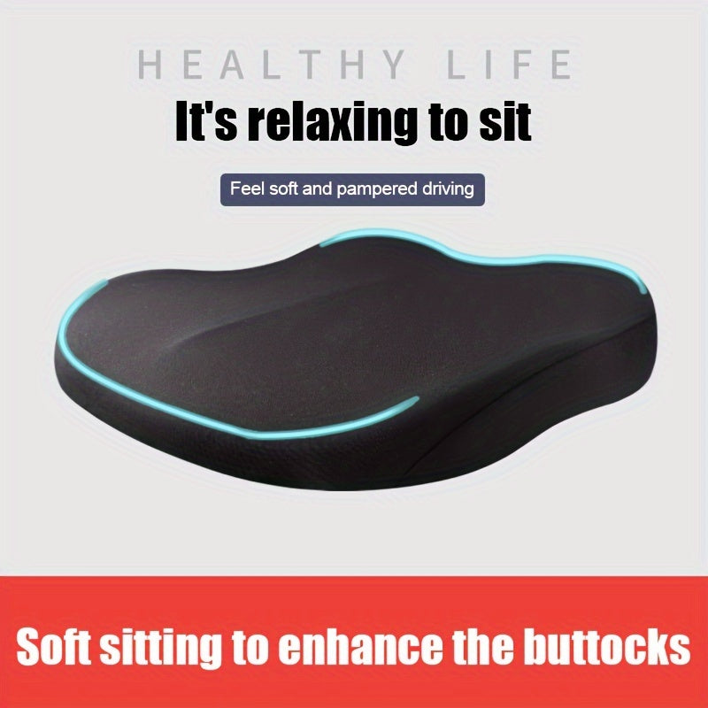 Adult Car Seat Booster Cushion Memory Foam Comfort Seat Protector Pad