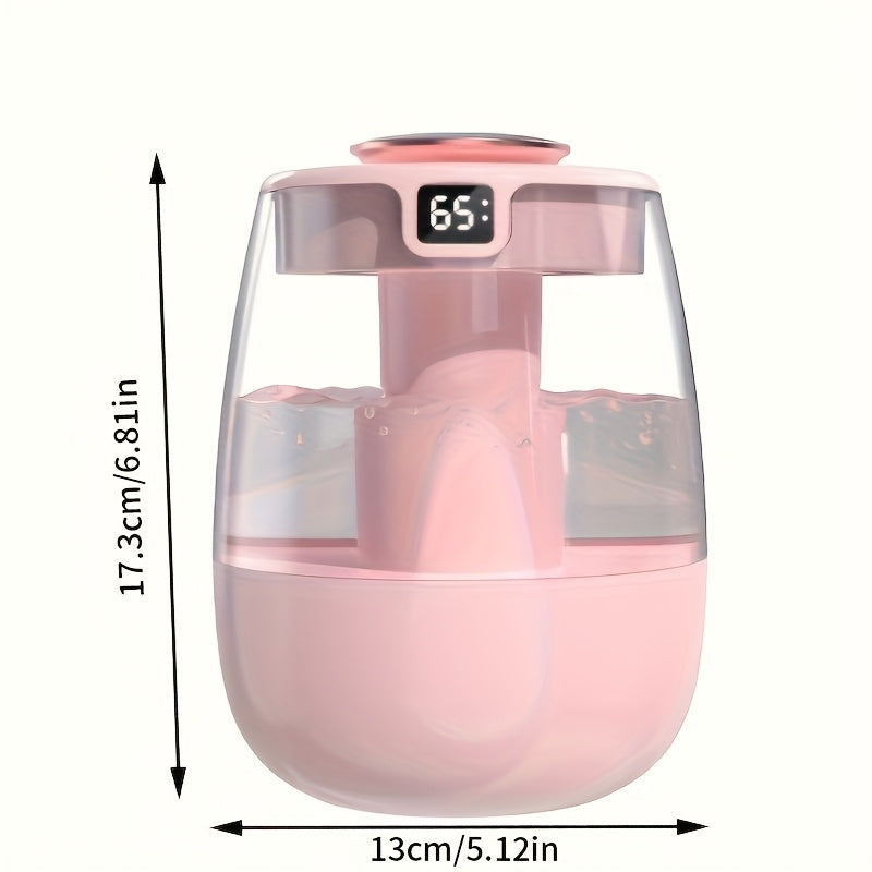 Tinch, portativ ish stoli namlagichi, katta sig'imli bug' bilan, USB va raqamli ko'rsatkich. Qish mavsumida yotoqxona va ish stollari uchun ideal. O'lchovlar: 17.27 X 12.95 sm.