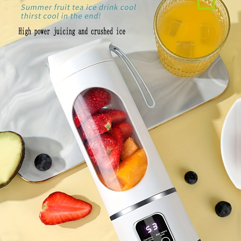 Portable USB Rechargeable Blender 450ml for Smoothies and Juice