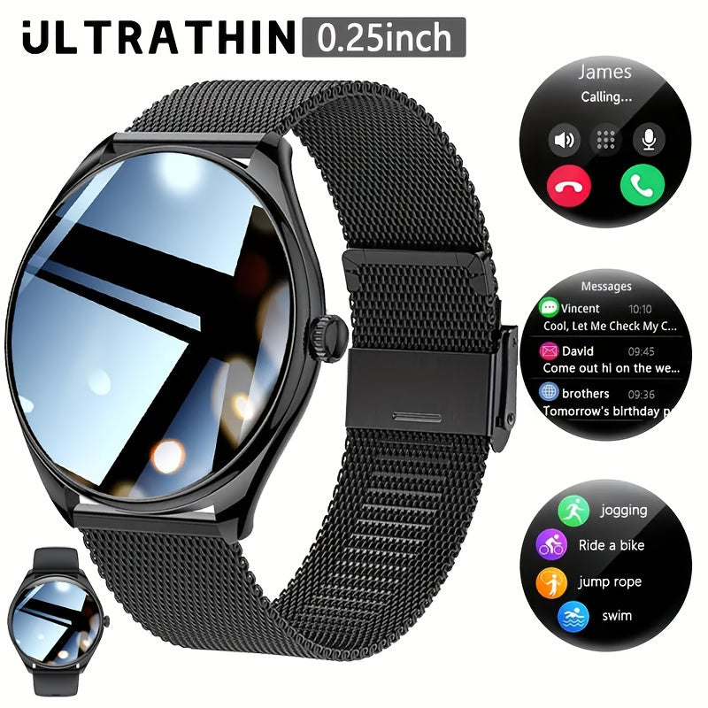 2024 Smartwatch 1.43-Inch AMOLED HD Screen Waterproof IP67 Lightweight Outdoor Sports Watch for Men and Women