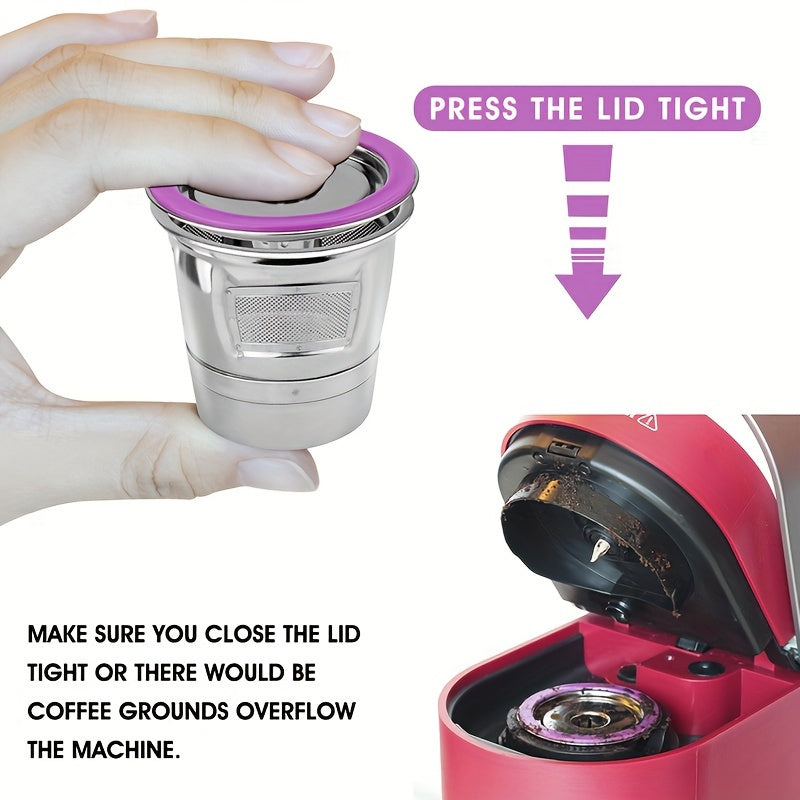 Stainless Steel Reusable Coffee Filter for Keurig Coffee Machines, Eco-Friendly, Durable