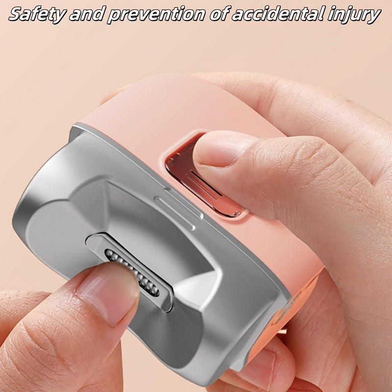 Electric Nail Trimmer and Buffer USB Rechargeable Lithium Polymer Battery for All Ages