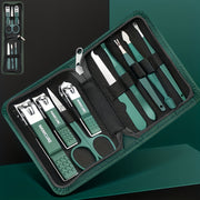 Luxury Stainless Steel Nail Clipper and Manicure Set with Travel Case 6/9 Pieces