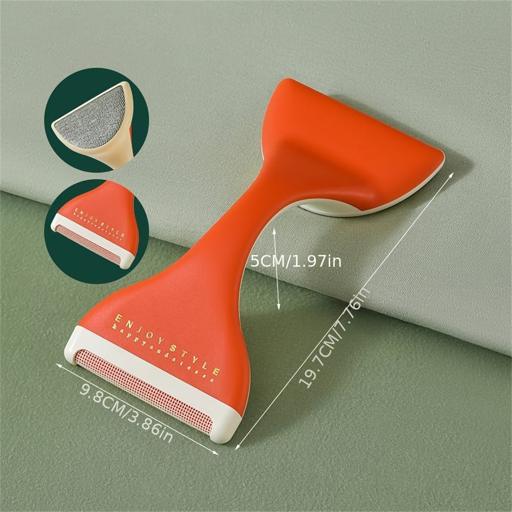 "Ikki tomonlama dizaynga ega Lint olib tashlash cho'tkasi - kiyimlar va gilamlar uchun ixcham va ko'p funksiyali fluff tozalagich, uy tozalash uchun mukammal - oq, yashil va sariq variantlar mavjud"