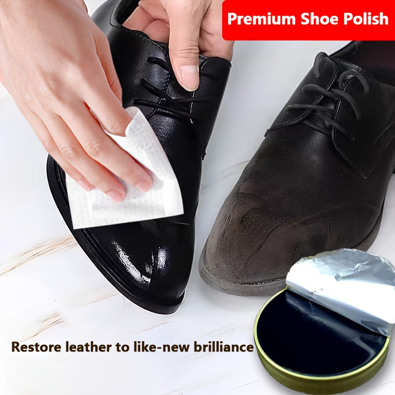 Black Shoe Repair Kit Synthetic Shoe Polish for Brightening and Maintenance
