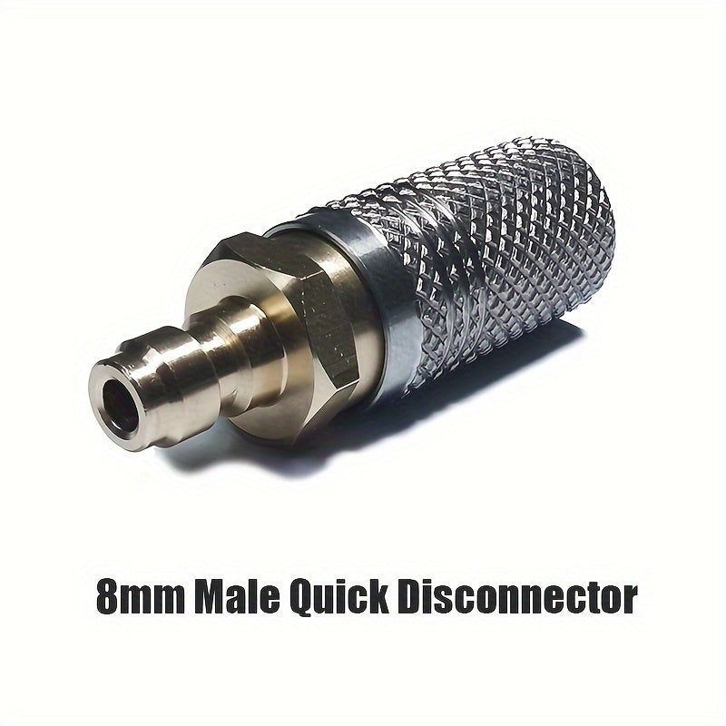 Airsoft adapter tez chiqarish 1/8 BSPP 8mm erkak nipel bilan HPA aksessuarlar uchun