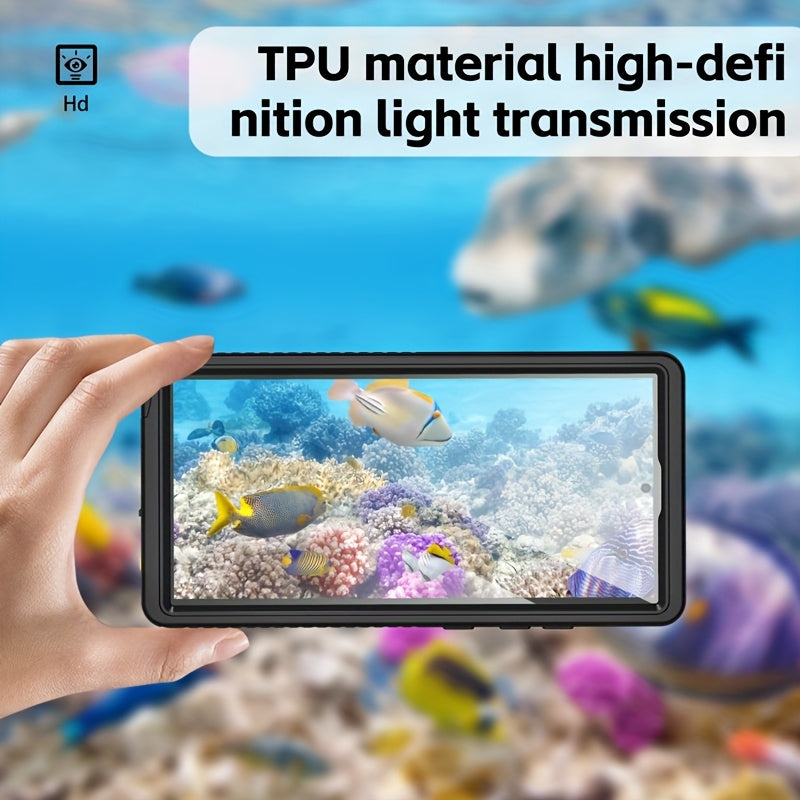 Outdoor Waterproof Phone Case for Swimming and Underwater Photography with Lanyard for Samsung Galaxy S24 Ultra