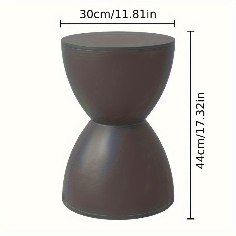 Modern Nordic Plastic Stool Side Table Corner Accent Shoe Bench