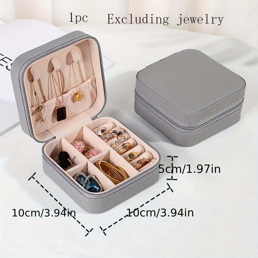 Elegant Velvet Jewelry Organizer for Necklaces Rings and Earrings