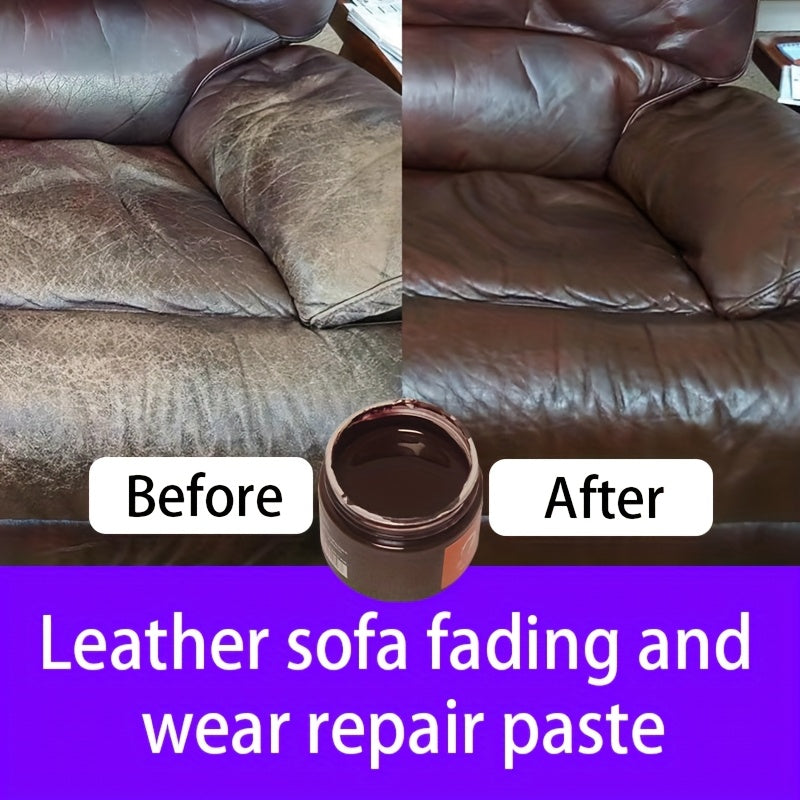 Leather Repair Kit for Shoes and Bags - Color Restoring Paste Set