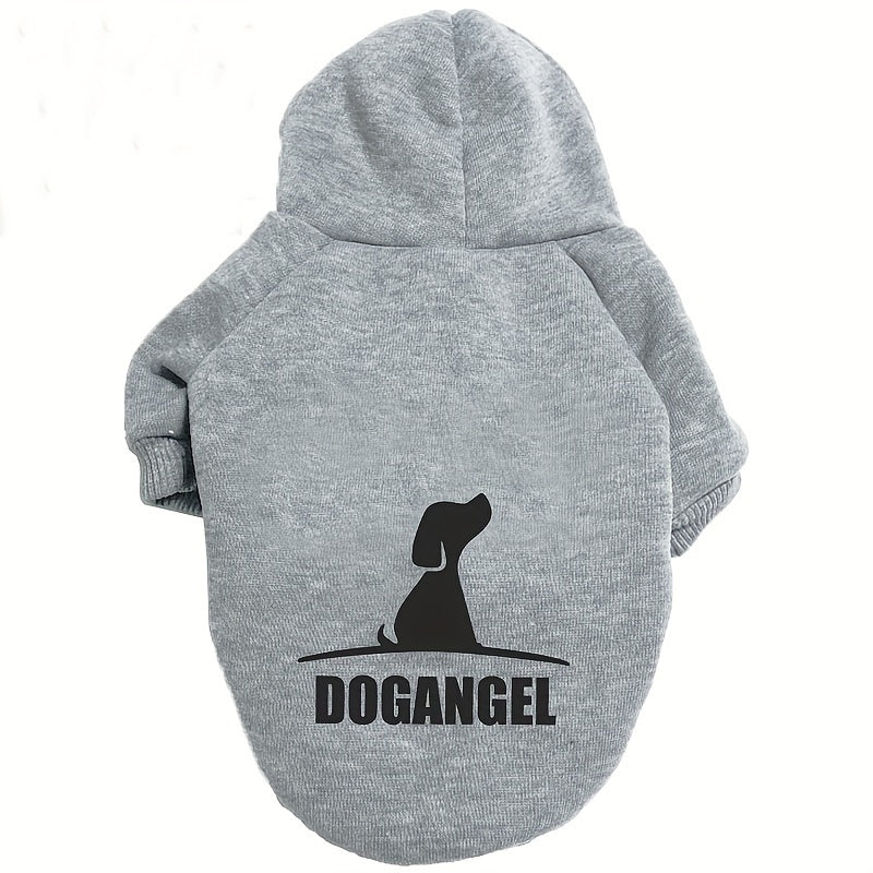 Dog Hoodie Pullover for Medium and Large Dogs All-Season Polyester Fashionable Pet Sweater