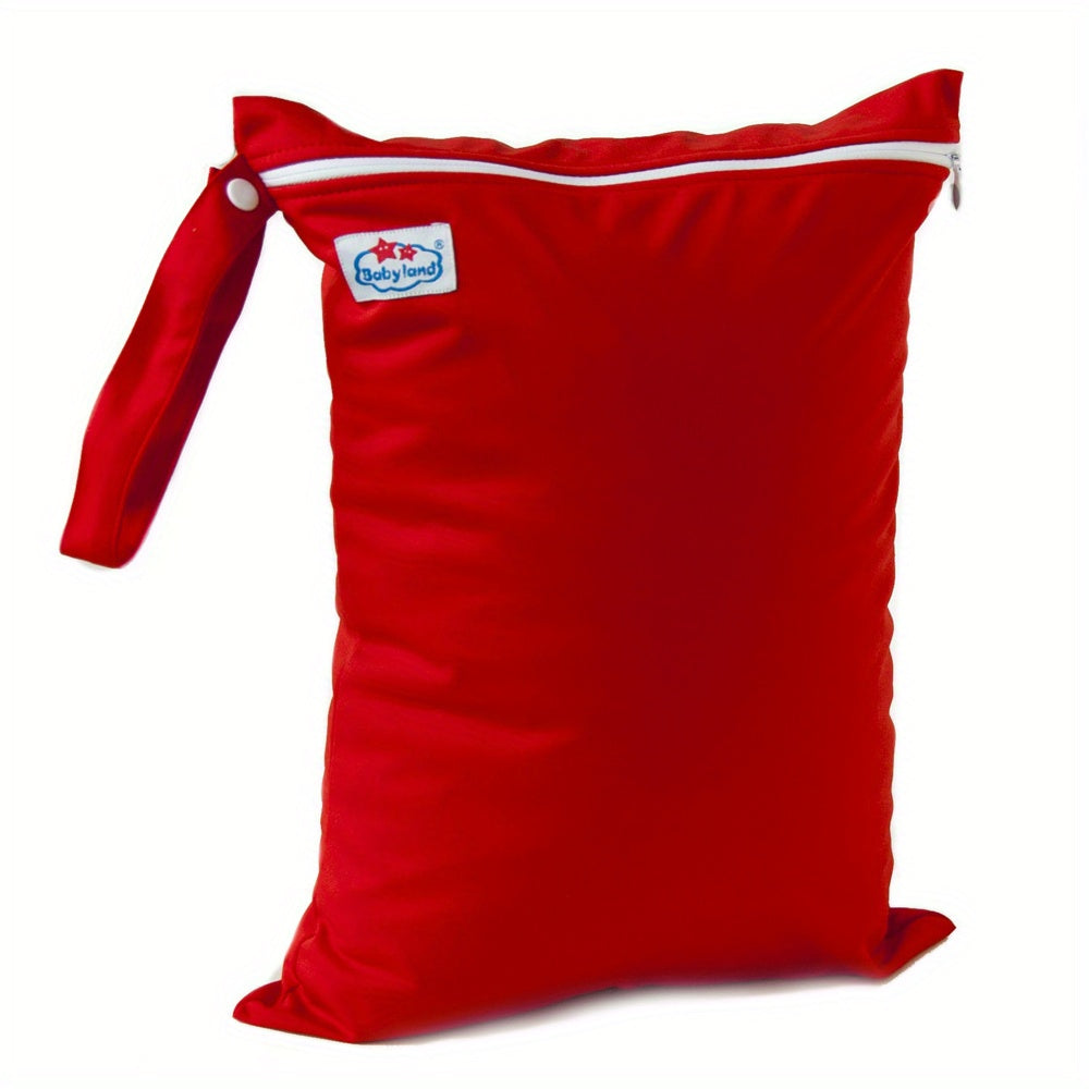 Waterproof Reusable Wet Bag for Cloth Diapers Beach Pool Gym Travel 29x40cm