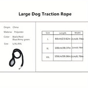 Nylon Braided Dog Leash 5 Ft for Training and Walking