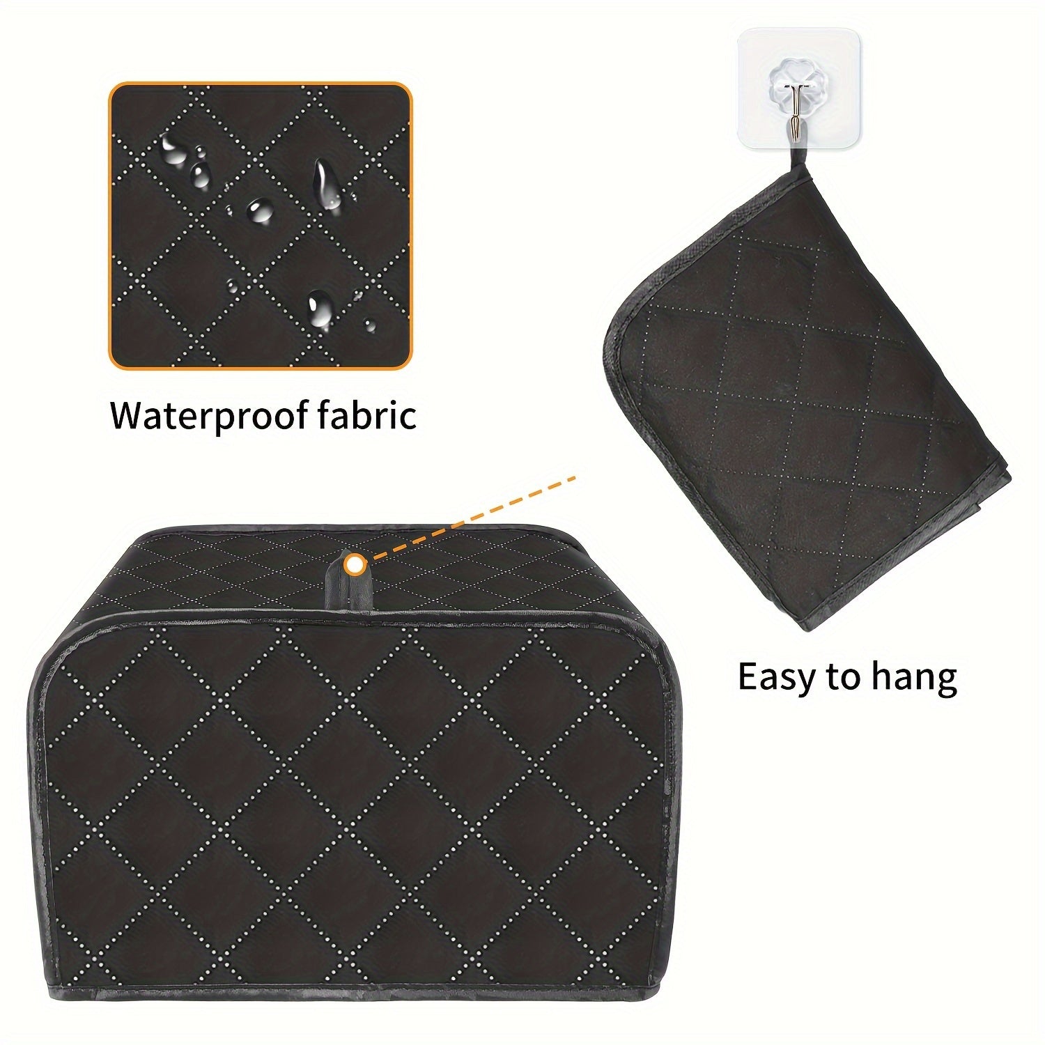 Kitchen Appliance Covers Set of 4 for Large Capacity Toasters Dust Protection