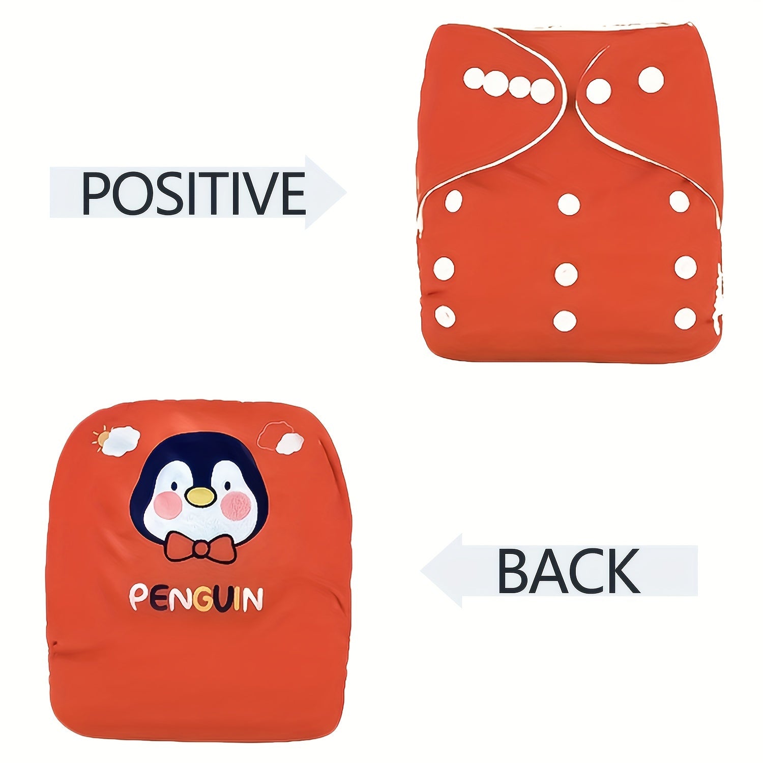 Kichkina o‘quv shartlari 0-3 yosh 2 ta qayta ishlatiladigan mato pamperslari, sozlanadigan bosqichlar bilan