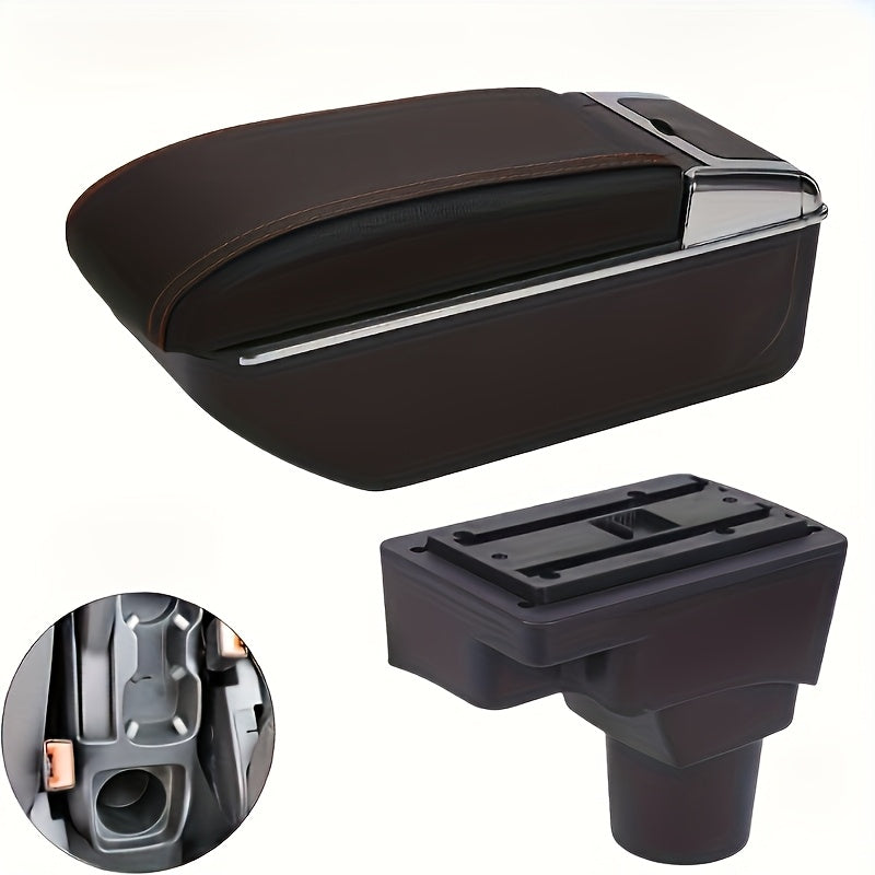 Car Interior Console Armrest Center Storage For Sedan No-Drill Easy Install