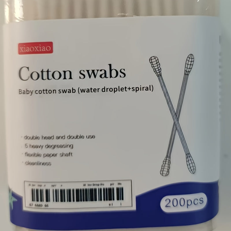 Baby Cotton Swabs for Ear and Nose Cleaning for Babies and Children
