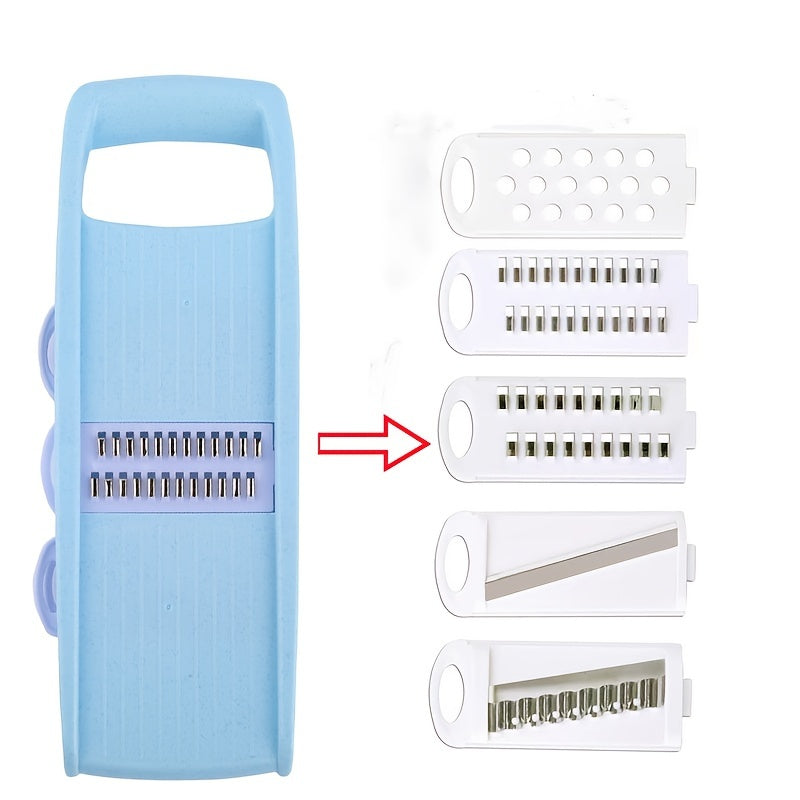 4-Piece Kitchen Tool Set with Vegetable Chopper and Slicer for Home and Camping