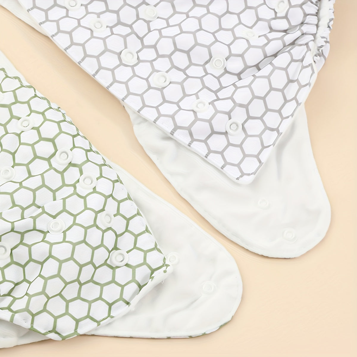 Набор из 3 унисекс тренировочных штанишек для малышей, водонепроницаемые хлопковые подгузники, регулируемая кнопочная застежка для детей от 0 до 3 лет с милыми принтованными дизайнами - стираемые подгузники для малышей.