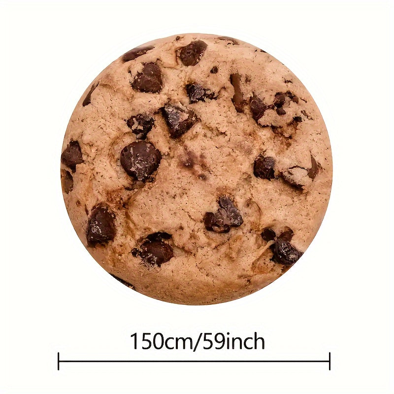 Hilarious Food Print Round Blanket for Couch, Travel, and Gift